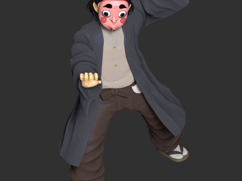 Kozo Kanamori - Demon Slayer Kimetsu no Yaiba 3D Print Model