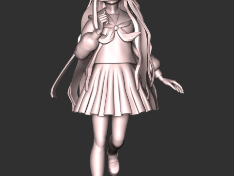 Demon Slayer - Academy Nezuko 3D Принт Модель