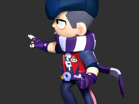 Brawl Stars - Edgar 3D Print Model