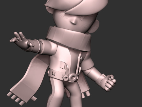 Brawl Stars - Edgar 3D Принт Модель