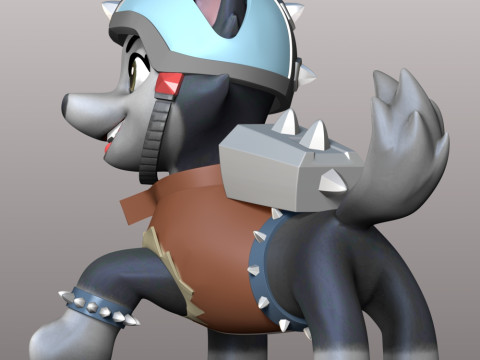 Gasket - Moto Pups PAW Patrol 3Dプリントモデル