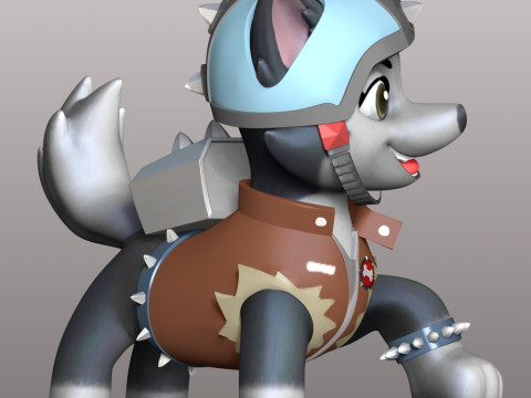 Gasket - Moto Pups PAW Patrol 3Dプリントモデル