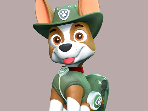 Tracker - PAW Patrol 3D Print Model
