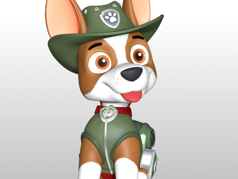 Tracker - PAW Patrol 3D प्रिंट मॉडल