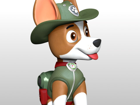 Tracker - PAW Patrol 3D प्रिंट मॉडल