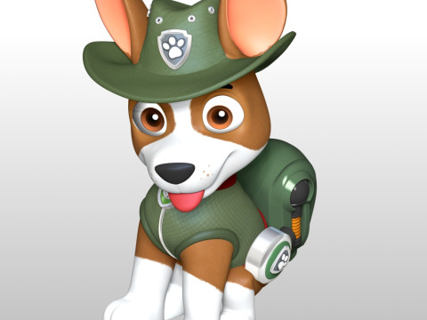 Tracker - PAW Patrol 3D प्रिंट मॉडल