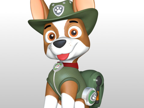Tracker - PAW Patrol 3D प्रिंट मॉडल