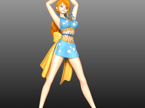Onami - One Piece 3D-Druckmodell