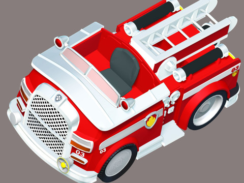 Marshall Fire Truck - PAW Patrol 3D Принт Модель