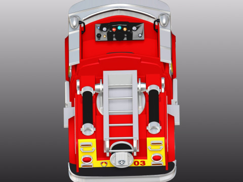 Truk Pemadam Kebakaran Marshall - Patroli PAW Model Cetak 3D