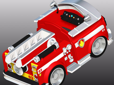 Truk Pemadam Kebakaran Marshall - Patroli PAW Model Cetak 3D