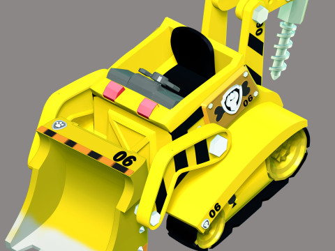 Rubble Bulldozer - PAW Patrol 3Dプリントモデル