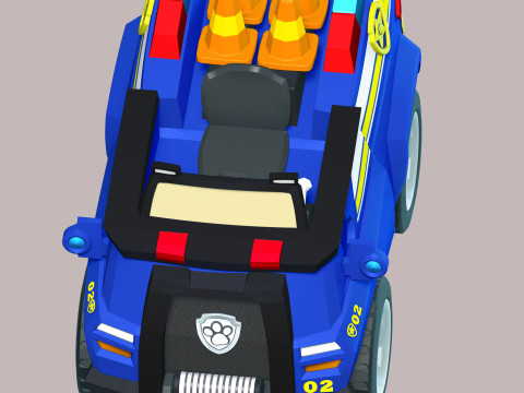 Chase Car - PAW Patrol 3D 打印模型