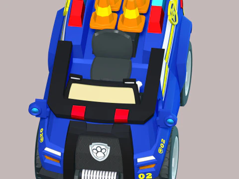 Chase Car - PAW Patrol 3D Print Model