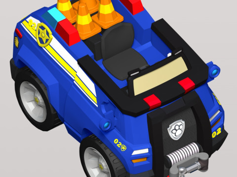 Chase Car - PAW Patrol Modèles 3D en vedette