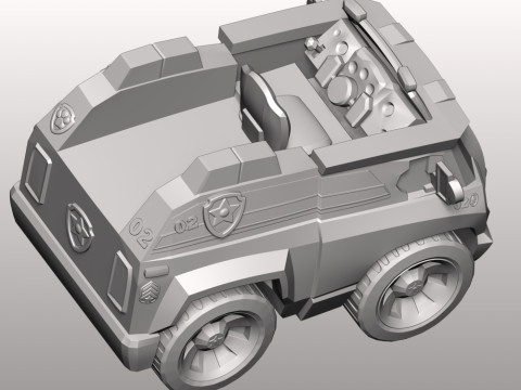Chase Car - PAW Patrol Modèles 3D en vedette