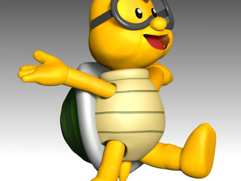 Lakitu - Super Mario Bros 3D Print Model