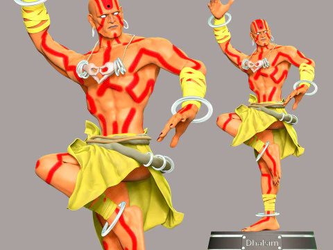 Dhalsim - Street Fighter 3D Print Model