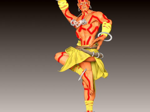 Dhalsim - Street Fighter 3D Print Model