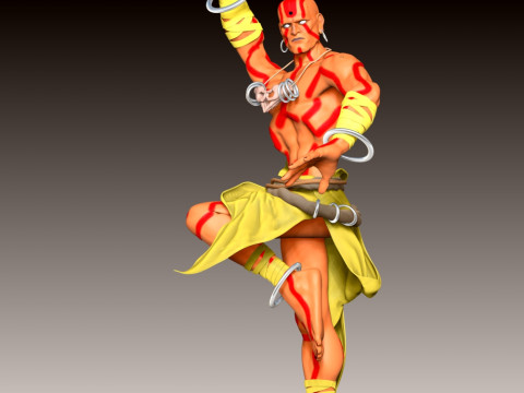 Dhalsim - Street Fighter 3D Print Model
