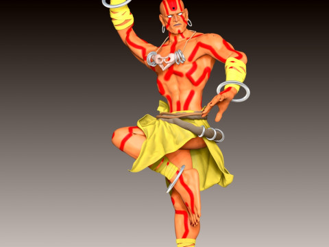 Dhalsim - Street Fighter 3D Print Model