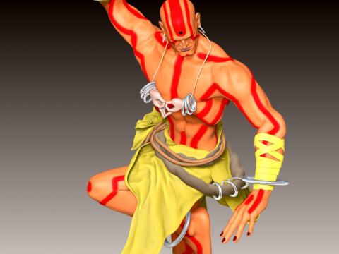 Dhalsim - Street Fighter 3D Print Model