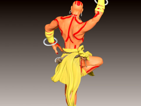 Dhalsim - Street Fighter 3D Print Model