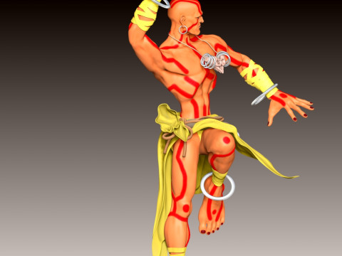 Dhalsim - Street Fighter 3D Print Model