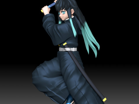 Muichiro Tokito - Demon Slayer 3D Print Model