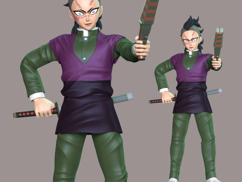 Genya Shinazugawa - Demon Slayer 3D Print Model