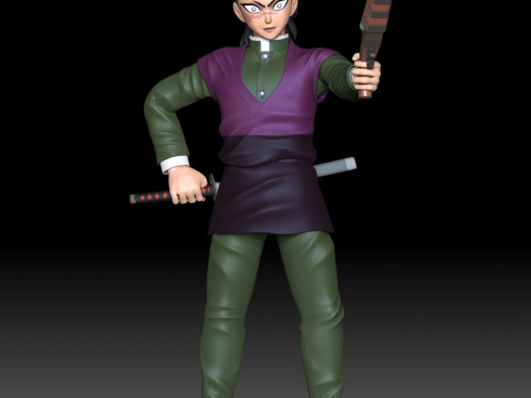 Genya Shinazugawa - Demon Slayer 3Dプリントモデル