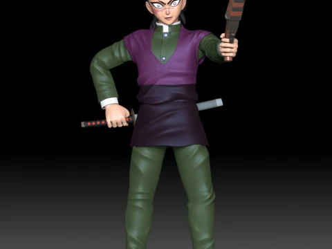 Genya Shinazugawa - Demon Slayer 3D Print Model