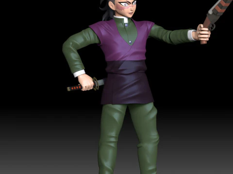 Genya Shinazugawa - Demon Slayer 3D Print Model