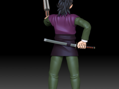Genya Shinazugawa - Demon Slayer 3Dプリントモデル
