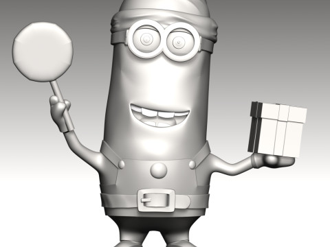 Kevin the Minion - Merry Christmas 3Dプリントモデル
