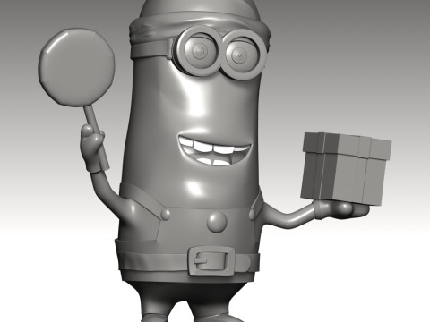 Kevin the Minion - Merry Christmas 3Dプリントモデル