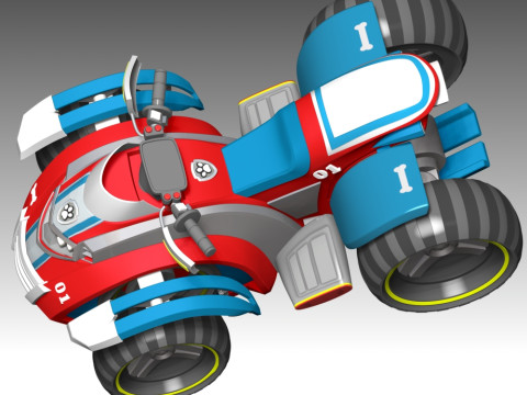 Ryder Bike - Paw Patrol Modelo de Impressão 3D
