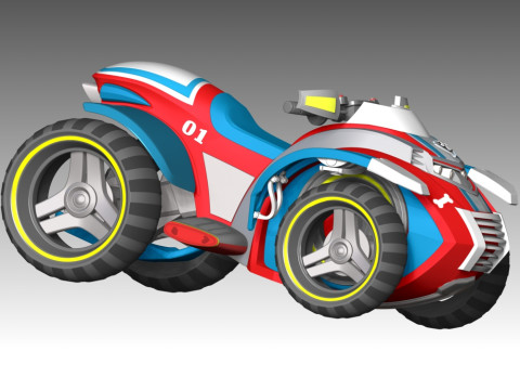 Ryder Bike - Paw Patrol Modelo de Impressão 3D