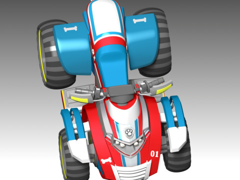 Ryder Bike - Paw Patrol Modelo de Impressão 3D