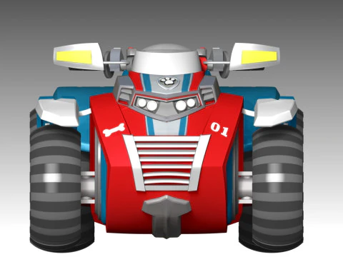 Ryder Bike - Paw Patrol 3D Print Model