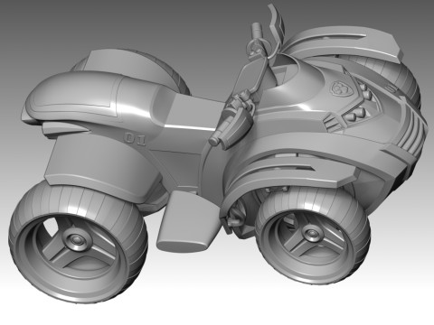 Ryder Bike - Paw Patrol Modelo de Impressão 3D