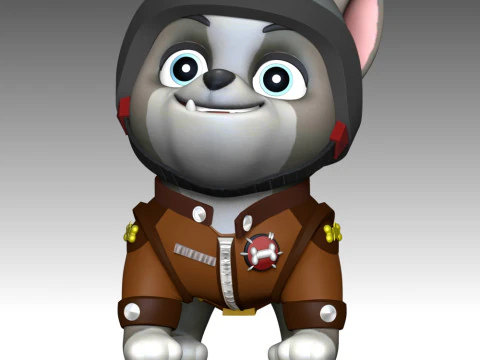 Hubcap - Paw Patrol 3D Print Model