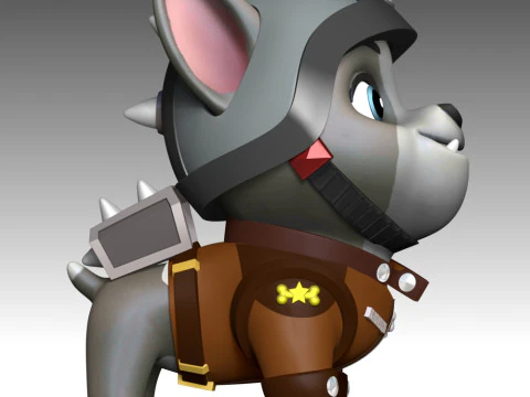 Hubcap - Paw Patrol 3D Print Model