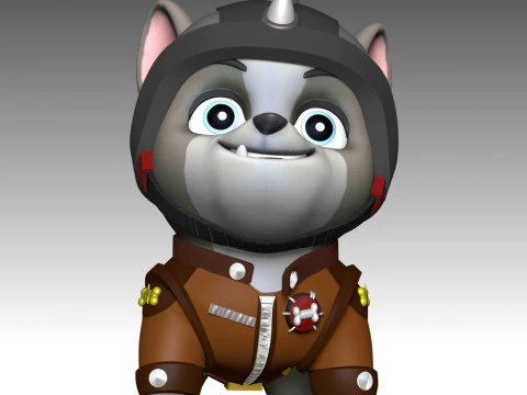 Hubcap - Paw Patrol 3D Print Model