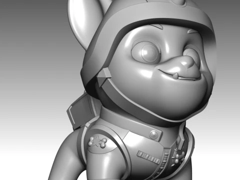 Hubcap - Paw Patrol 3D Print Model