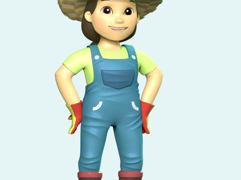 Farmer Yumi - PAW Patrol 3D Print Model