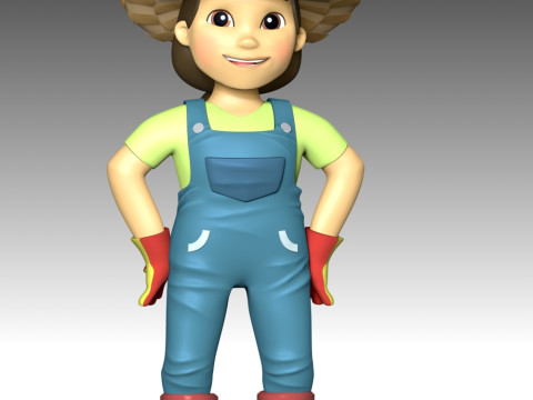 Farmer Yumi - PAW Patrol 3Dプリントモデル