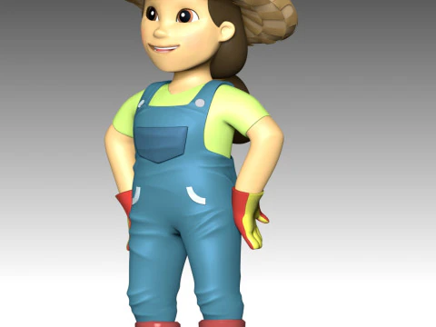 Farmer Yumi - PAW Patrol 3D Print Model
