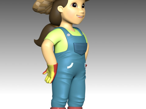 Farmer Yumi - PAW Patrol 3Dプリントモデル