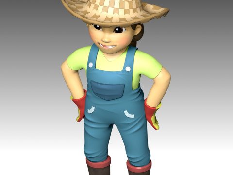 Farmer Yumi - PAW Patrol 3Dプリントモデル